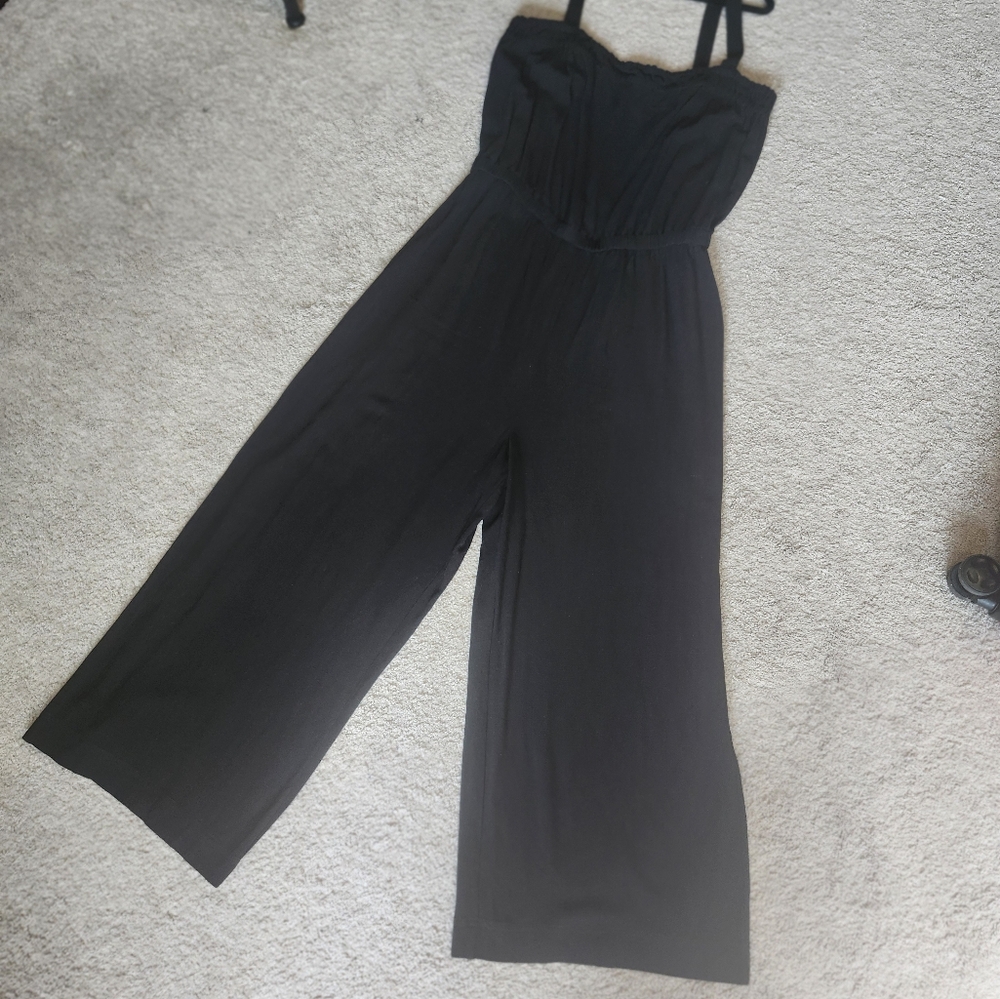 Z Supply Classic Black Jumpsuit NWT Size XL
